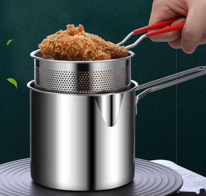 Stainless Steel Deep Fryer Pot - Nexivo