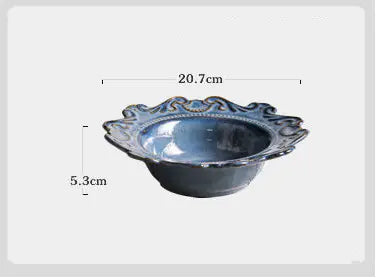 Elegant Baroque Porcelain Dinner Set NexivoEdge