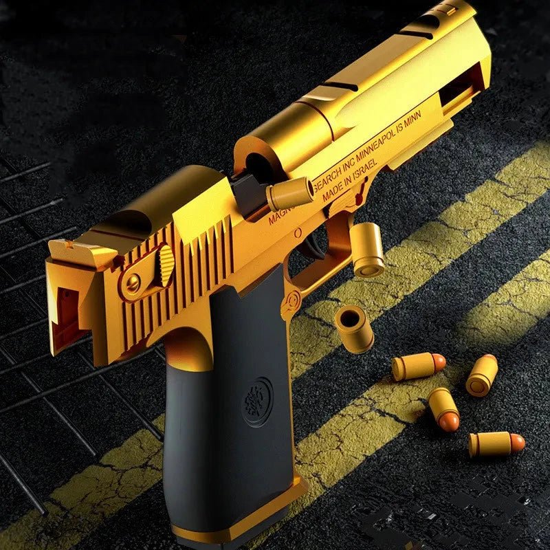 Throwing Shells Soft Bullet Toy Gun Automatically Loaded - NexivoEdge