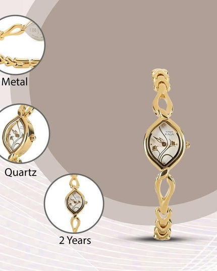 Titan Analog Silver Dial Women's Watch - Nexivo