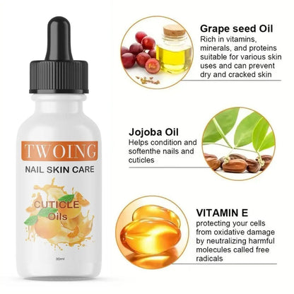 Twoing Nail Skin Care Cuticle Oils 30ml - Nourishing Elixir for Beautiful Nails - Nexivo