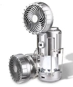 Solar Silver Fan Lantern