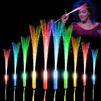 LED Magic Glow Wands 28 Pack for Parties and Events NexivoEdge